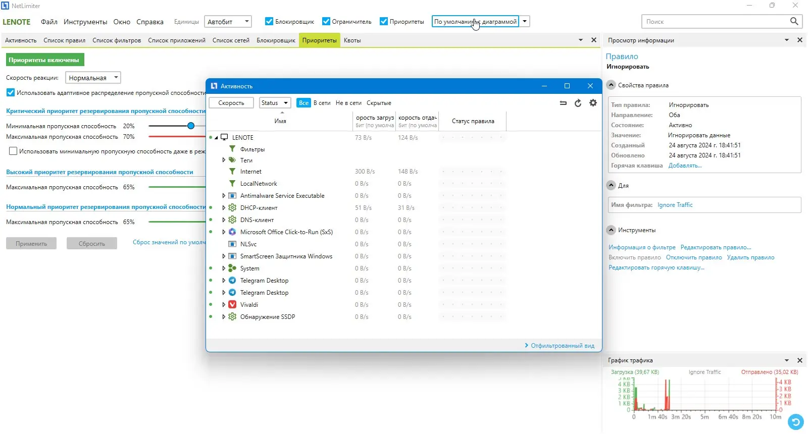 Инсталляция и активация