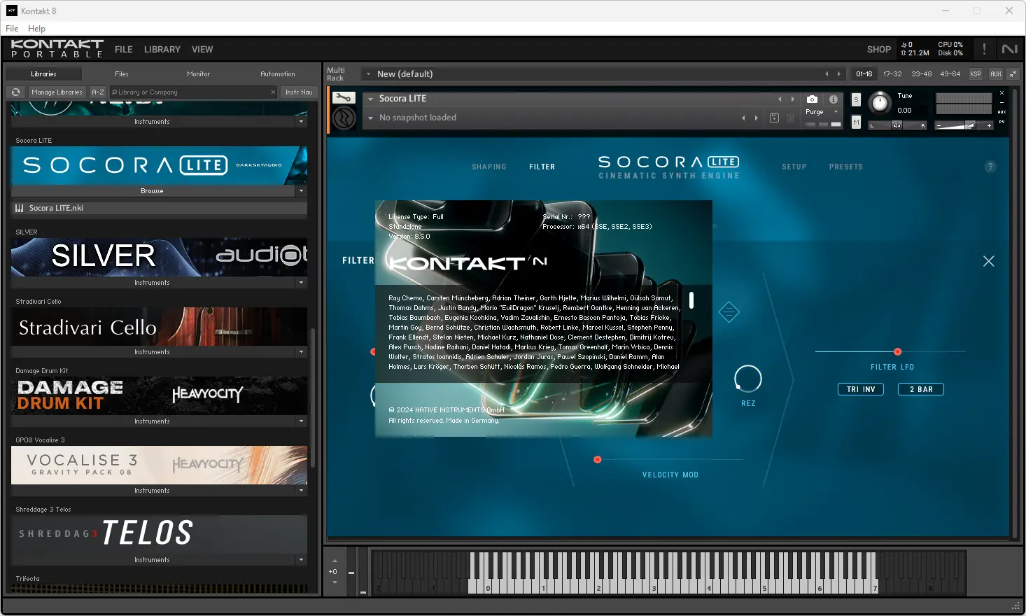 Инсталляция и активация