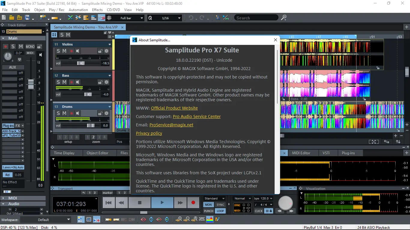 Инсталляция и активация