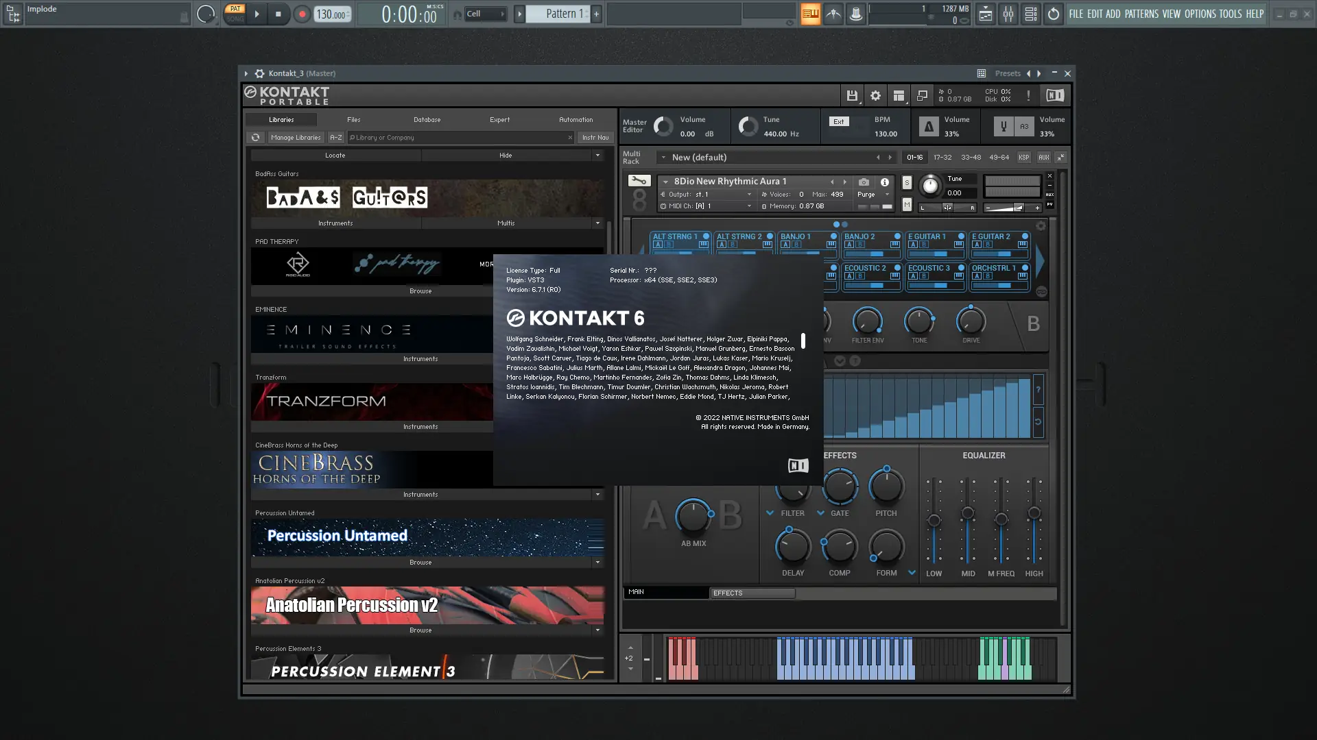 Инсталляция и активация