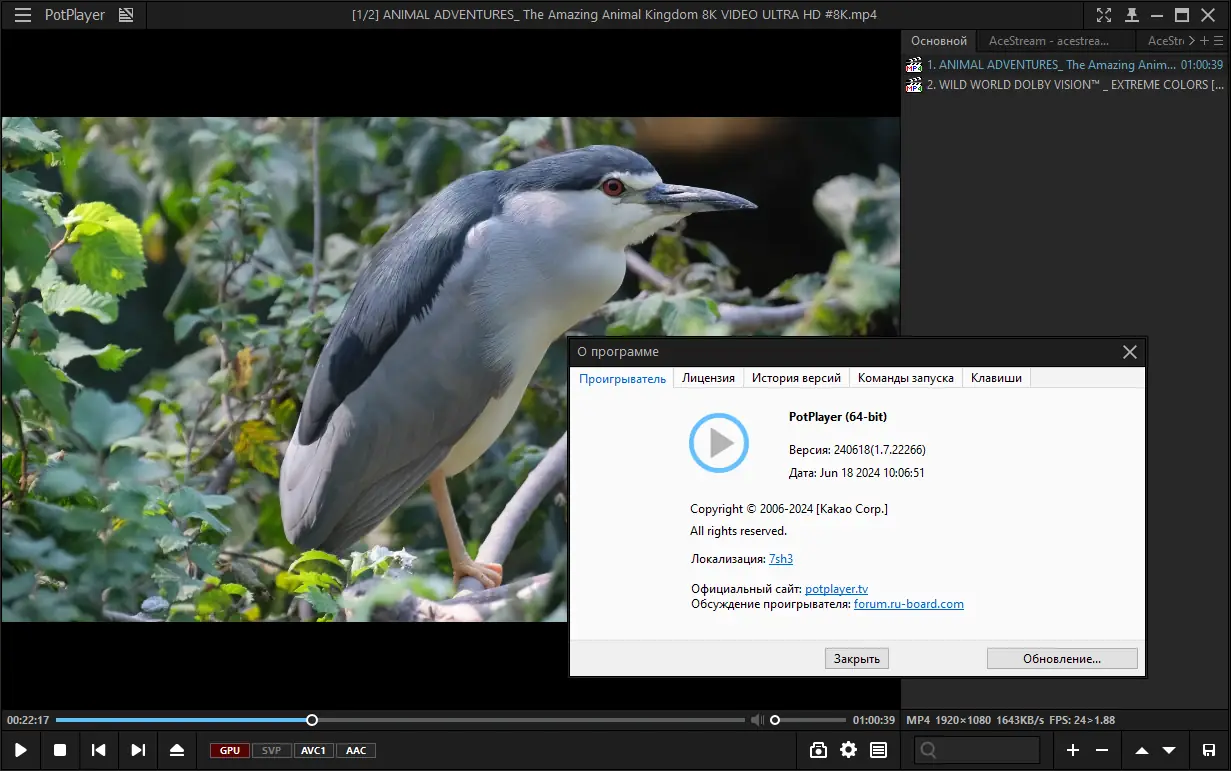 Инсталляция и активация