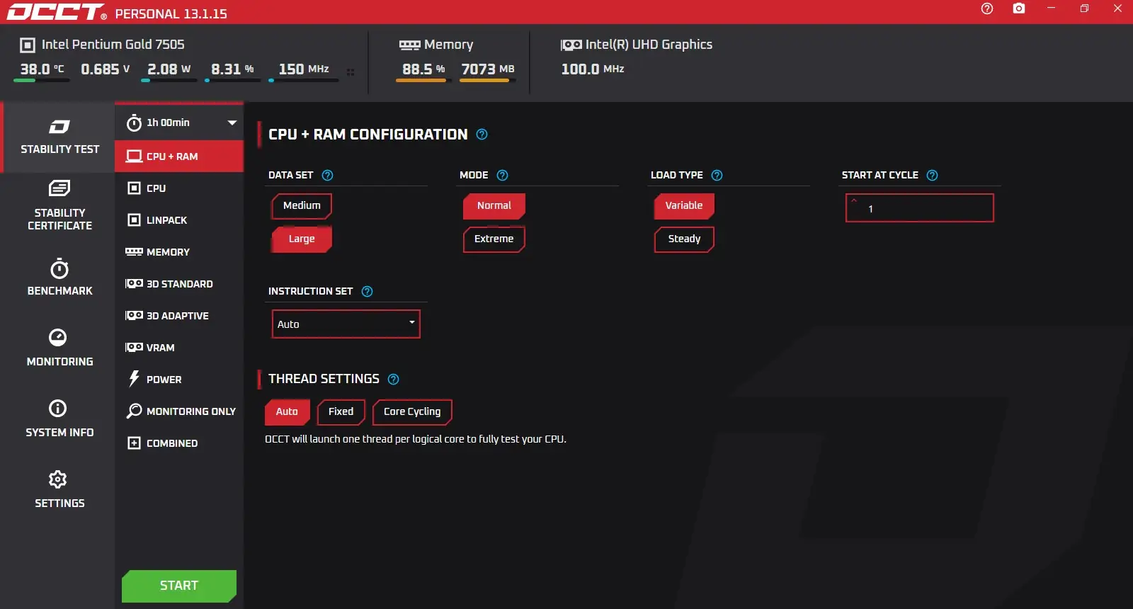 Настройки программы