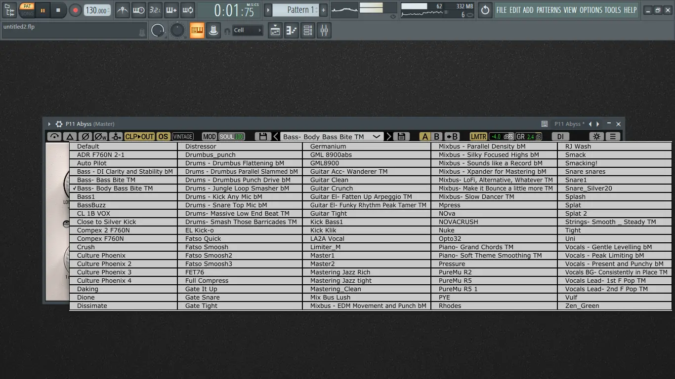 Настройки программы