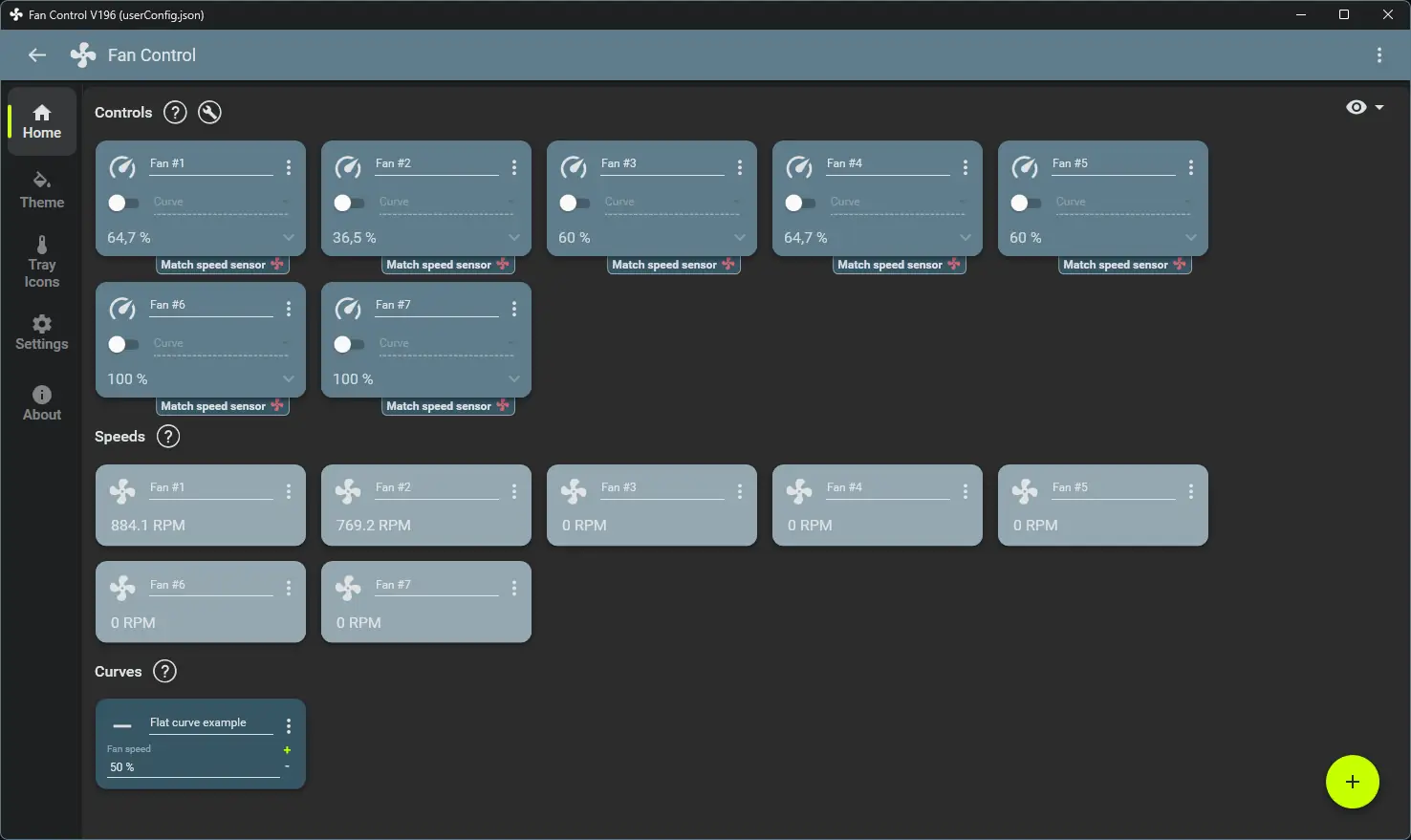 Настройки программы