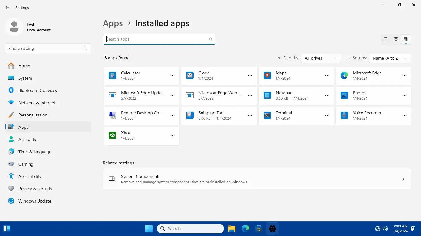 Настройки программы