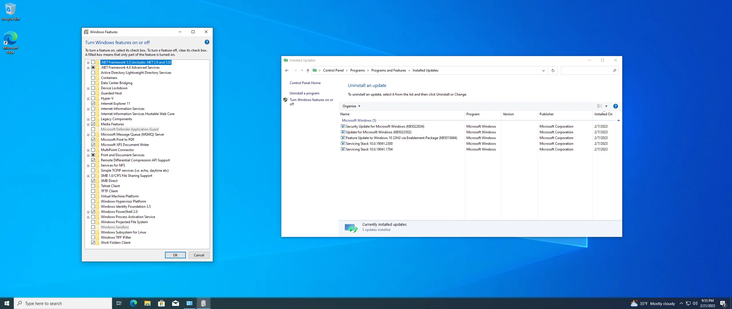 Настройки программы