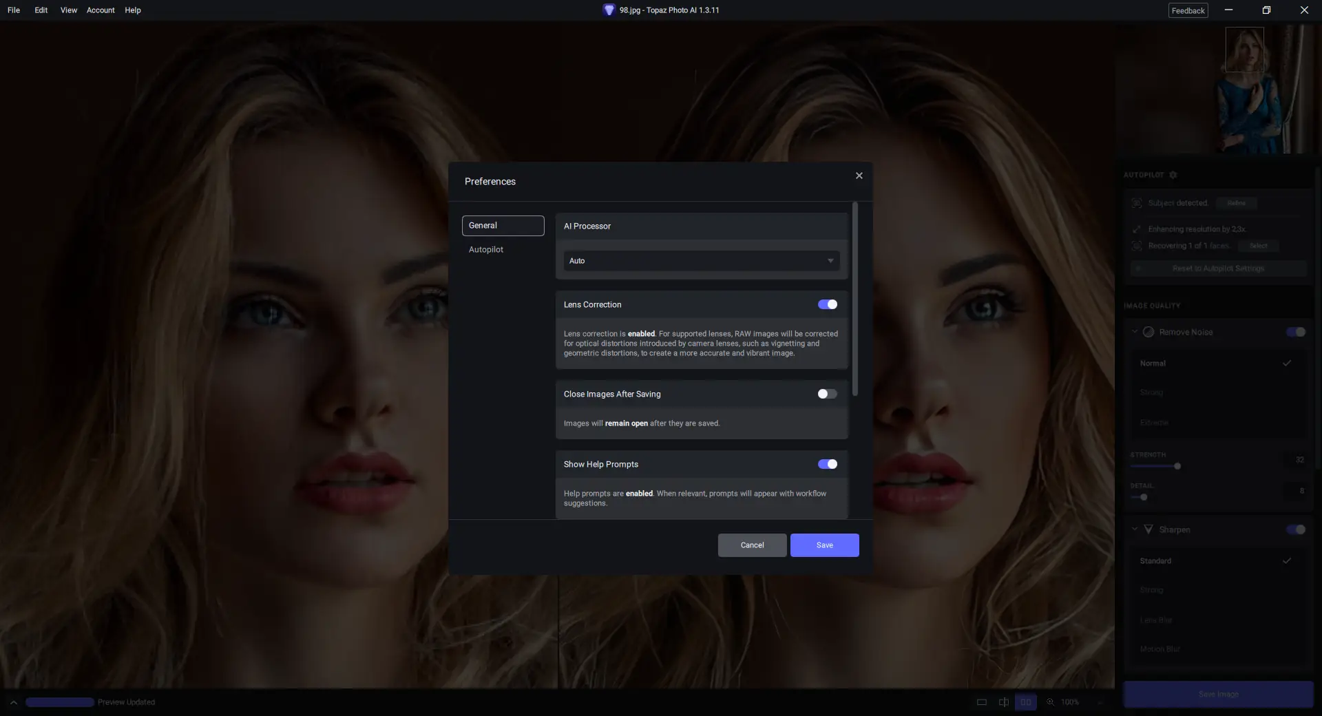 Настройки программы