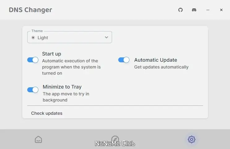 Настройки программы