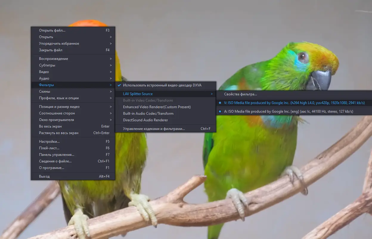 Настройки программы