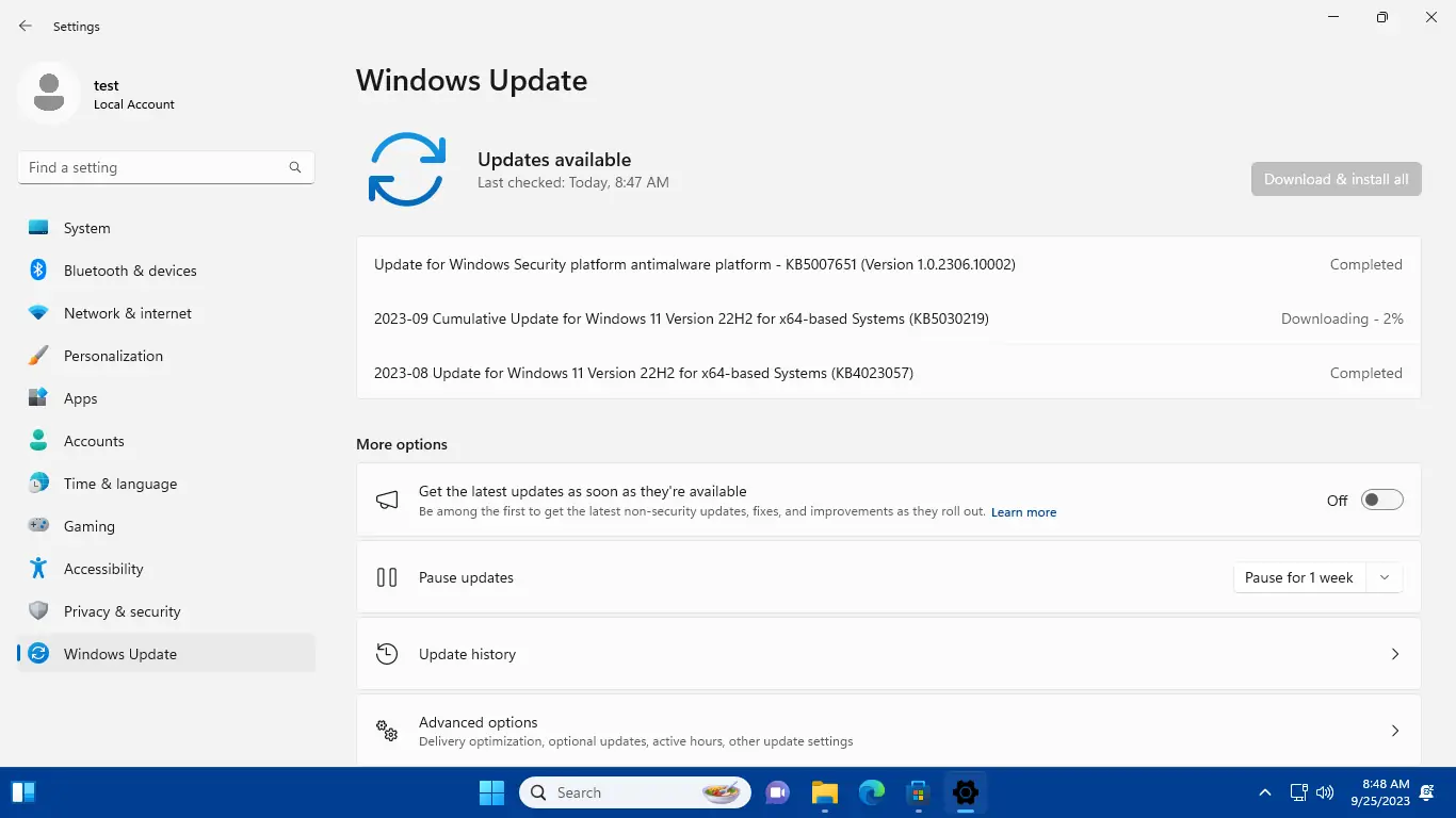 Настройки программы