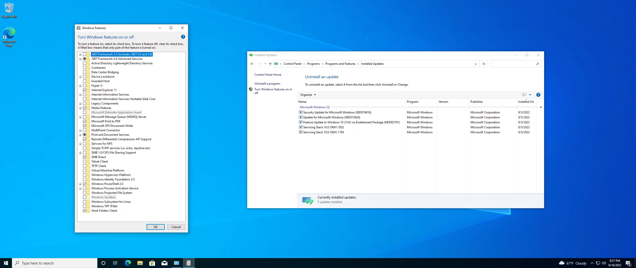 Настройки программы