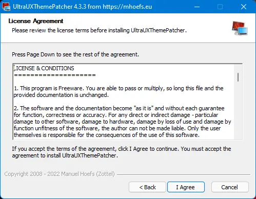 Настройки программы