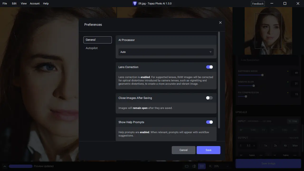 Настройки программы