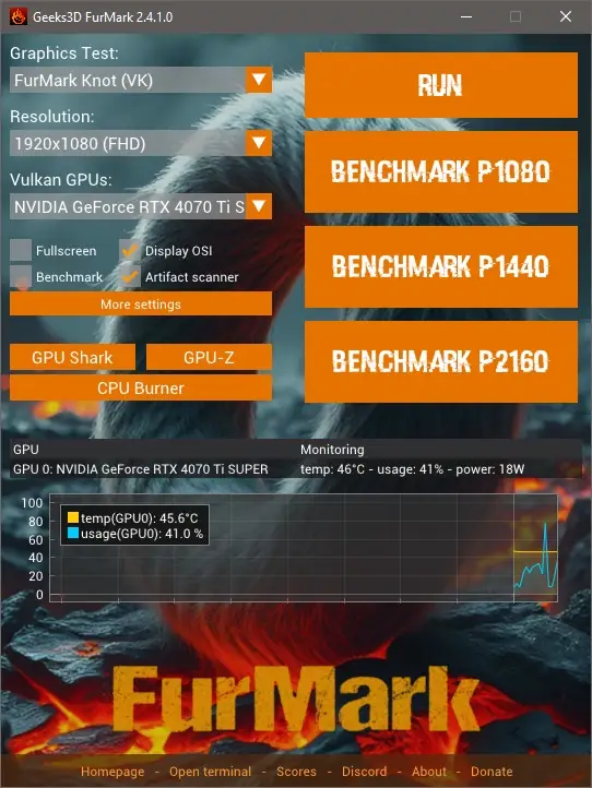 Настройки программы