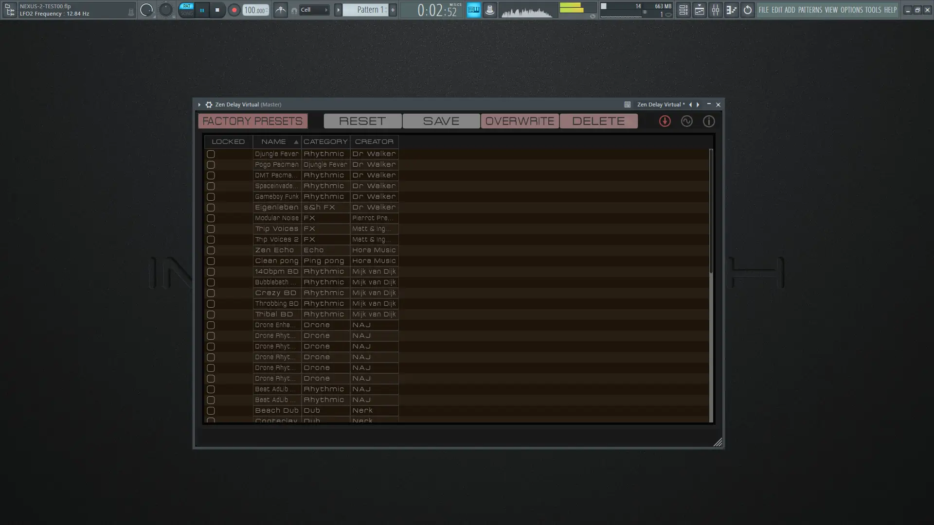 Настройки программы