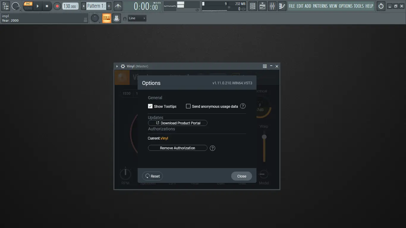 Настройки программы