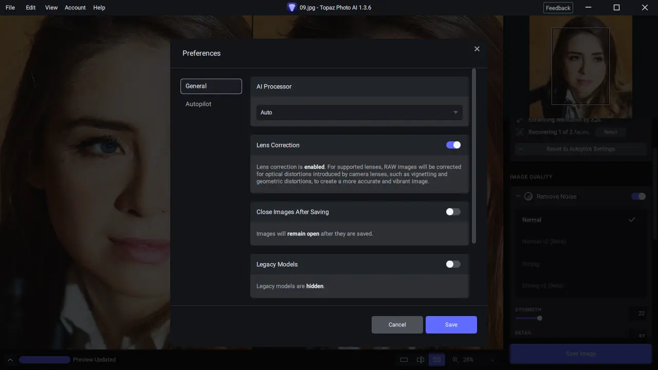 Настройки программы