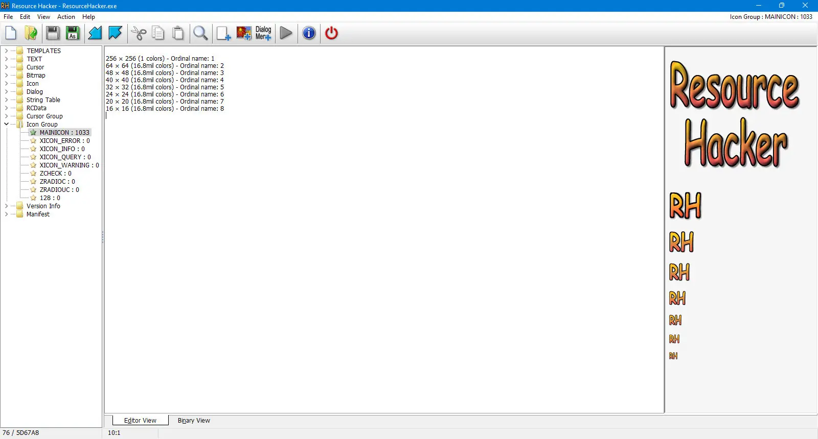 Настройки программы