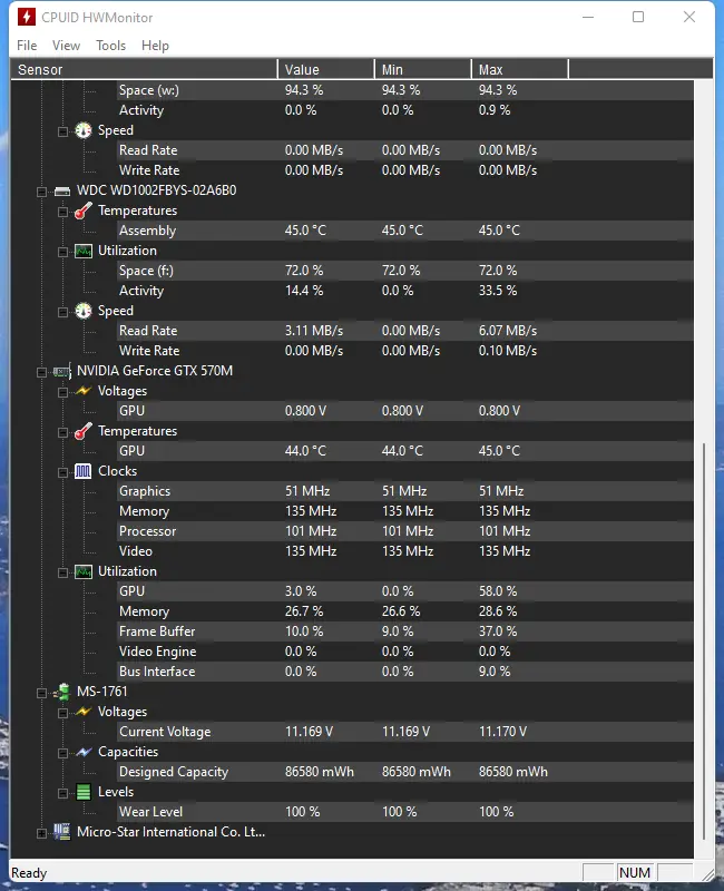 Настройки программы