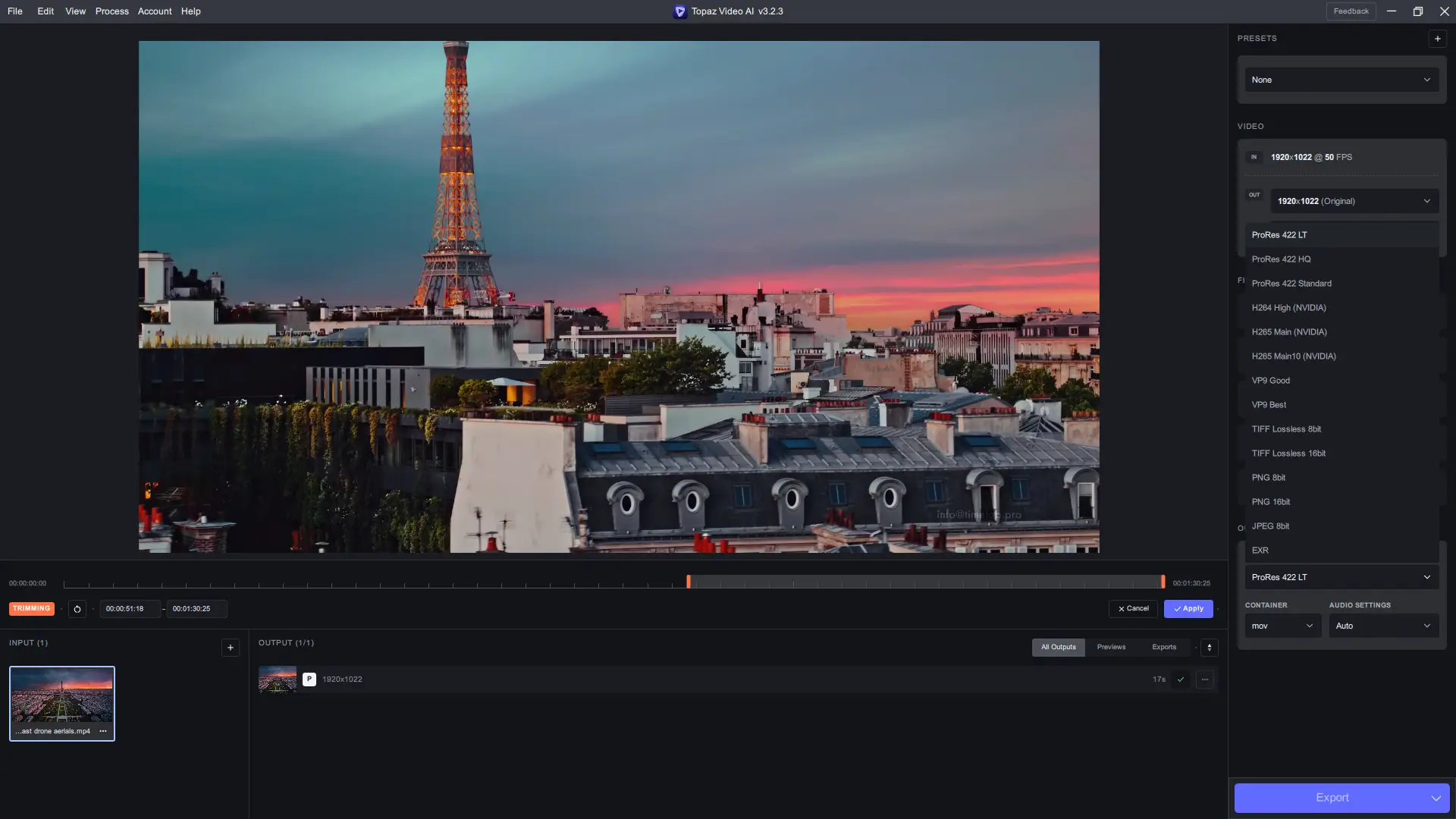 Настройки программы