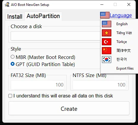 Настройки программы