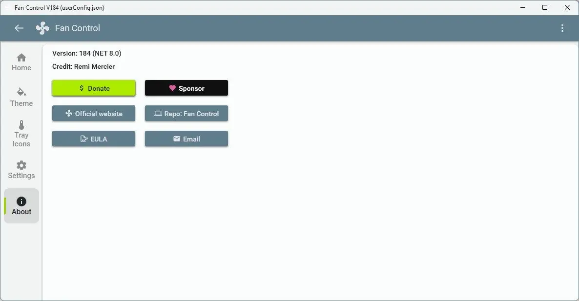 Настройки программы