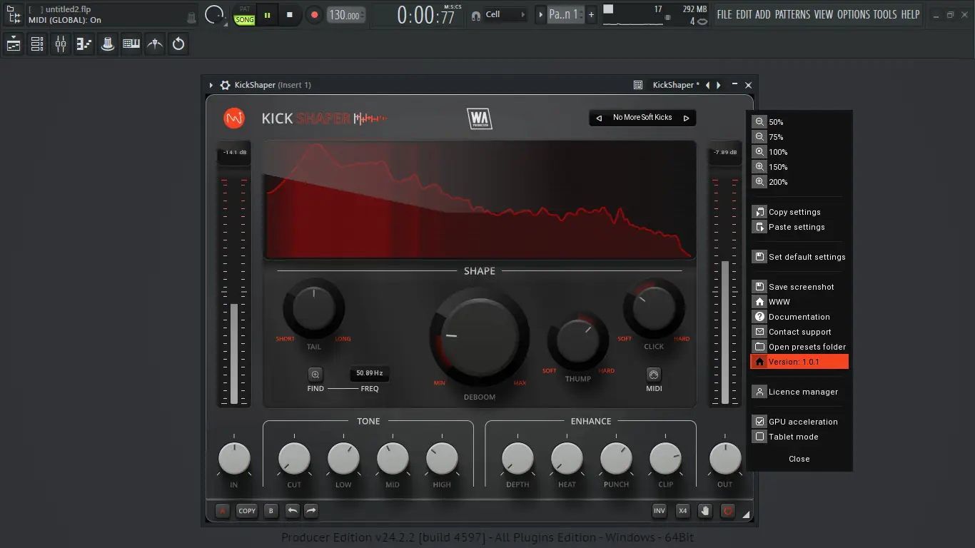 Настройки программы