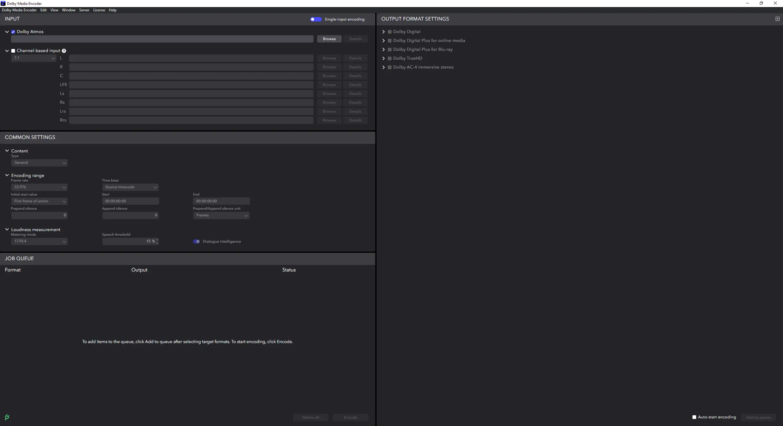 Настройки программы