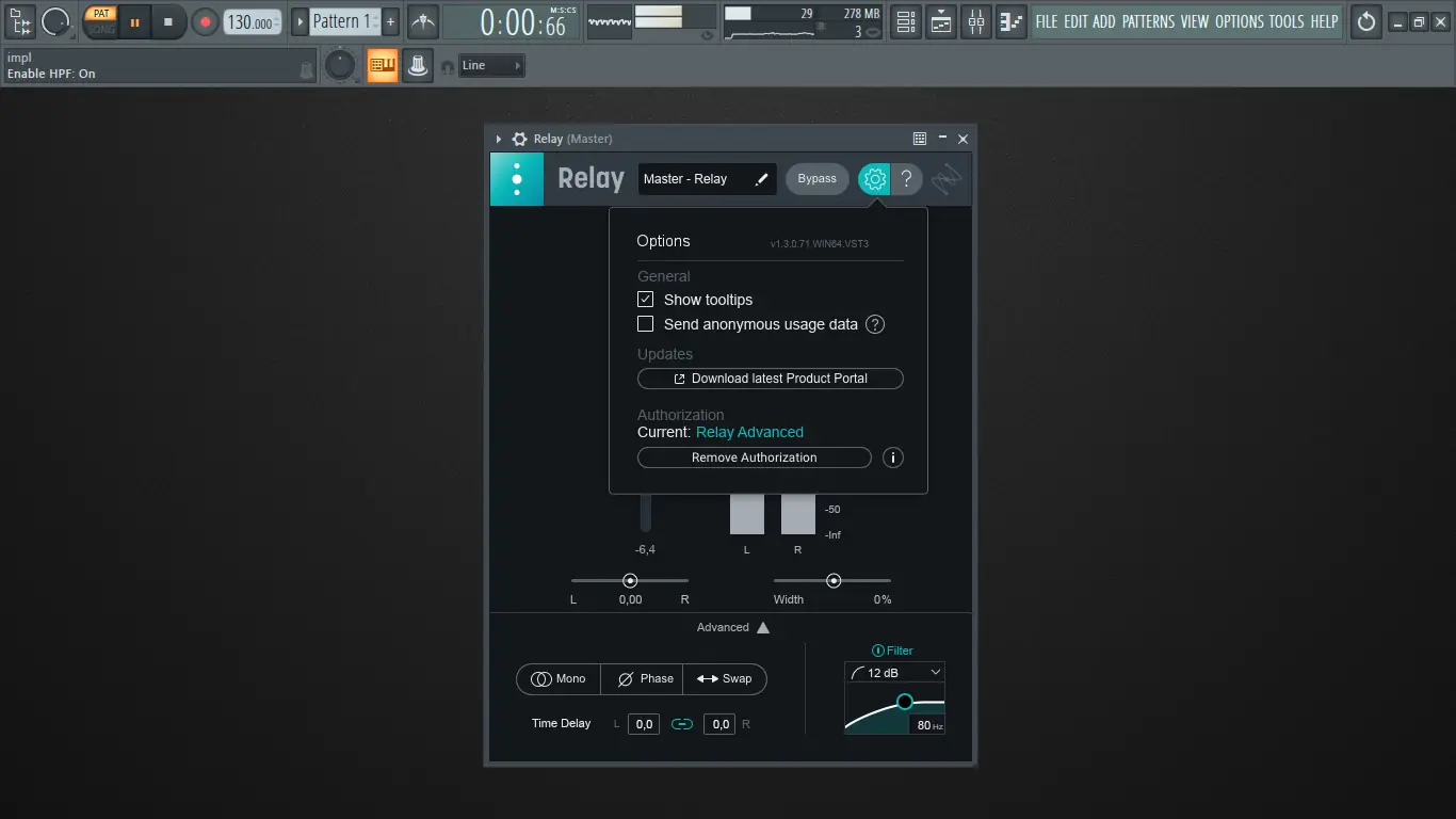 Настройки программы