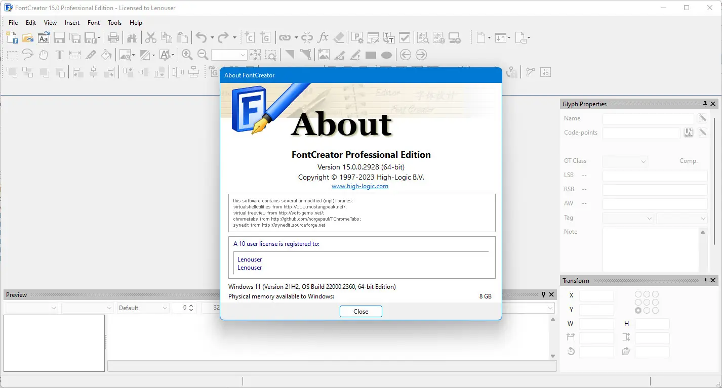 Настройки программы