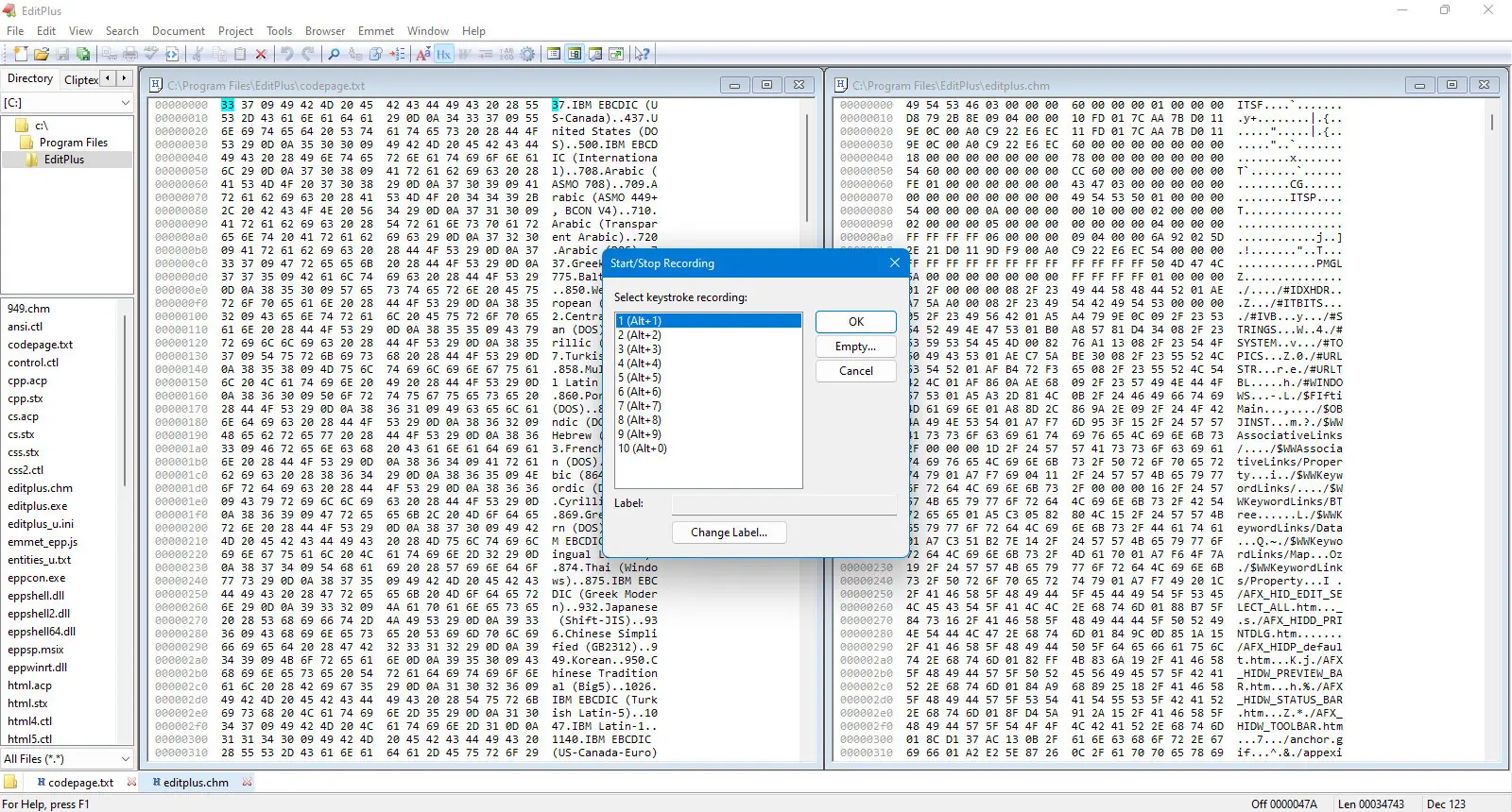 Пользовательсткй интерфейс EditPlus 5.7.0 build 4352 + EditPlus 5.7.0 patch 4529 [En]