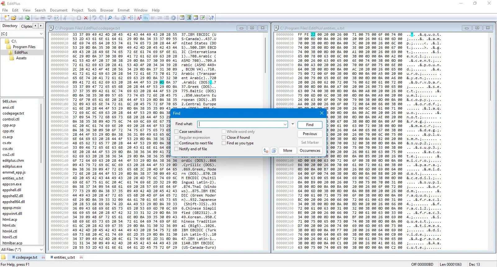 Пользовательсткй интерфейс EditPlus 5.7.0 build 4352 + EditPlus 5.7.0 patch 4581 [En]