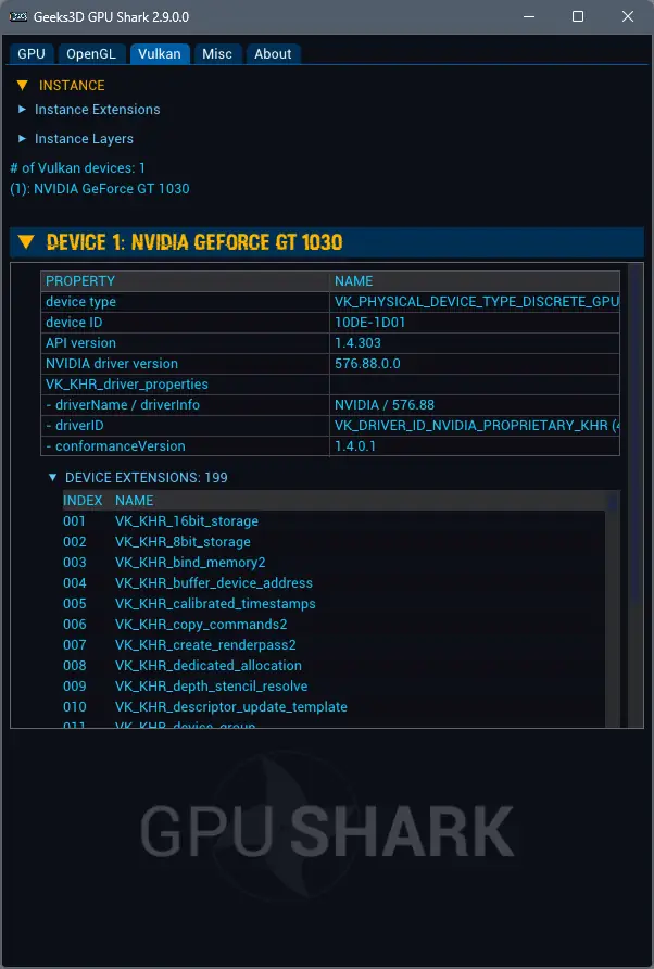 Пользовательсткй интерфейс GPU Shark II 2.9.0.0 + Portable [En]