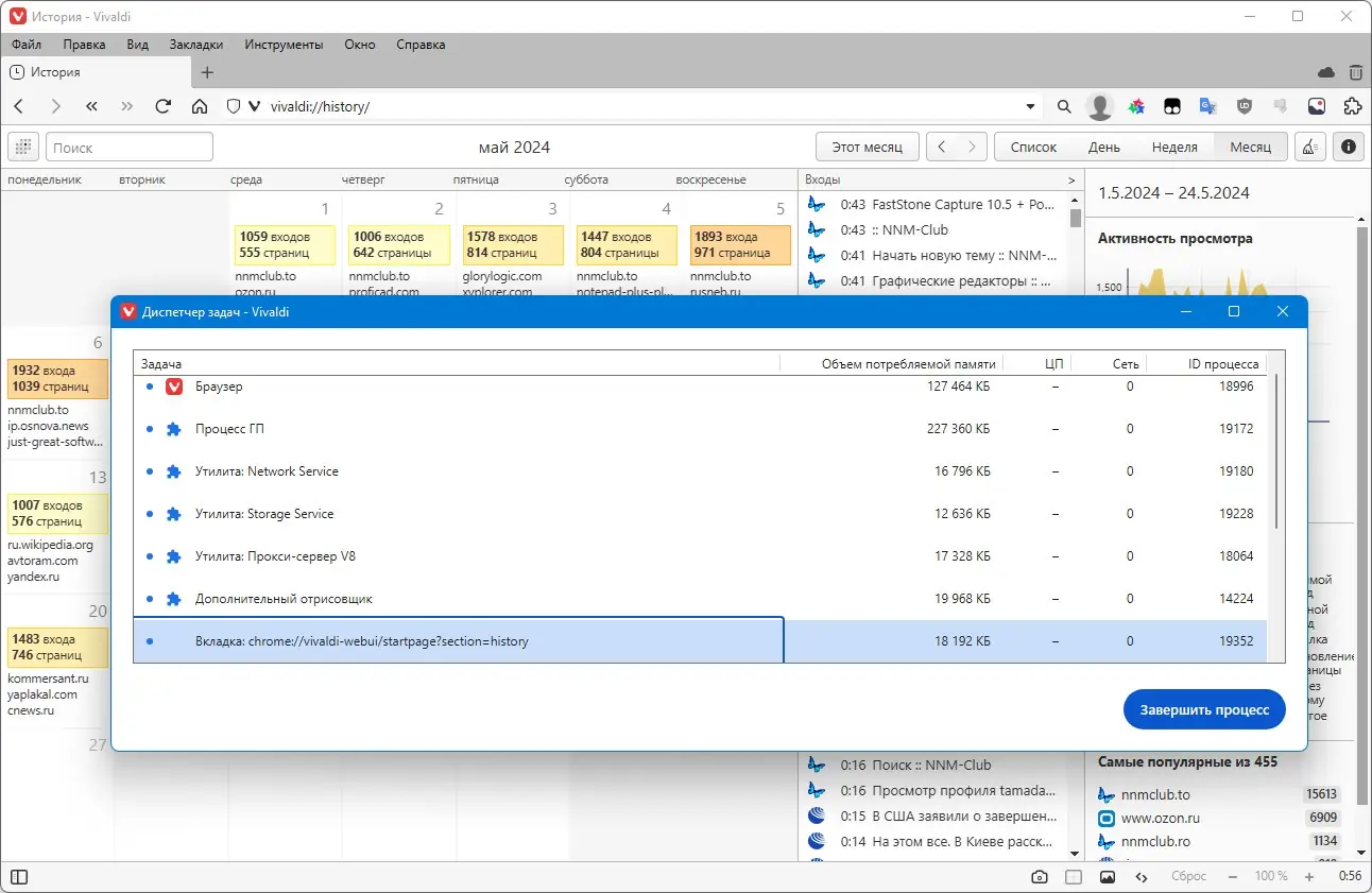 Пользовательсткй интерфейс Vivaldi 6.8.3381.46 include standalone [Multi Ru]