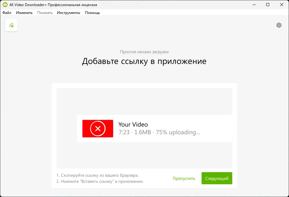 Программный интерфейс 4K Video Downloader+ 25.0.3.0186 RePack (& Portable) by Dodakaedr [Ru En]