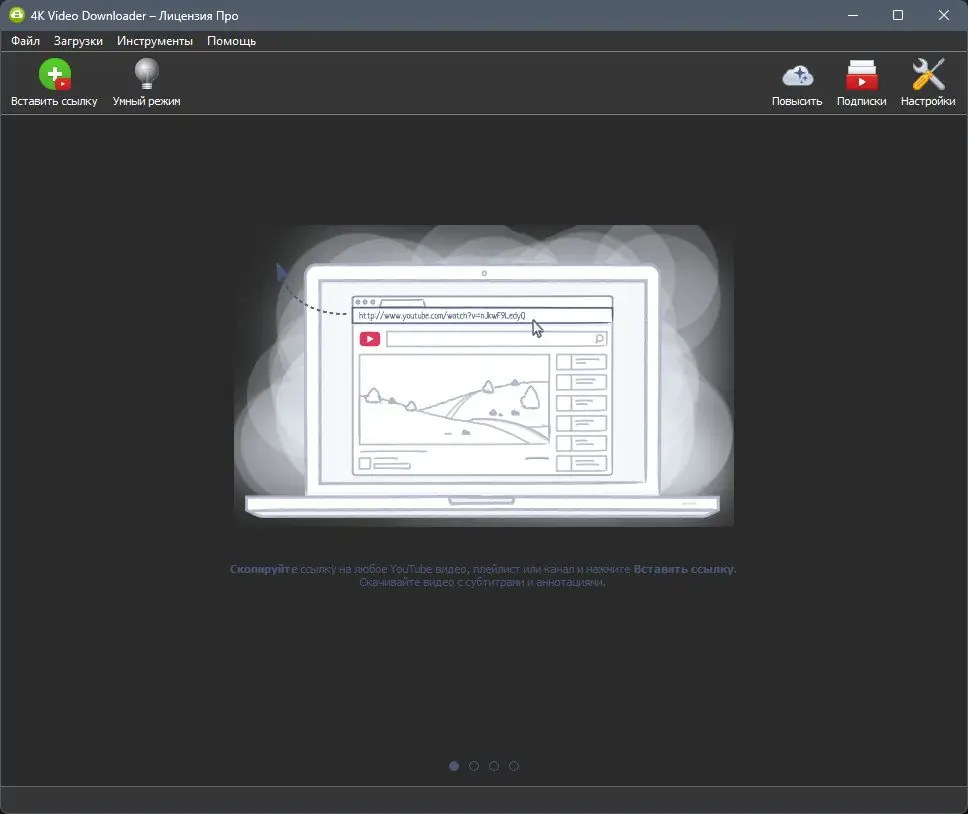 Программный интерфейс 4K Video Downloader 4.31.2.0102 RePack (& Portable) by Dodakaedr [Ru En]