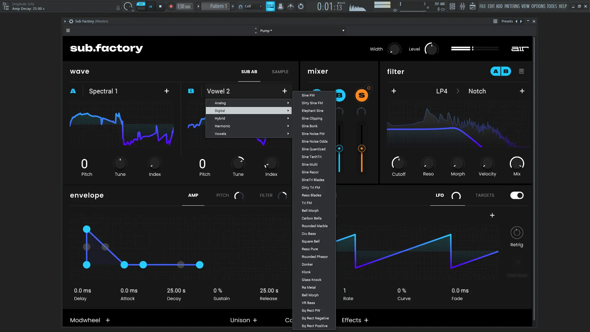 Программный интерфейс AIR Music Technology - Sub Factory 1.2.1.11 Standalone, VSTi, VSTi3, AAX (x64) RePack by TCD [En]
