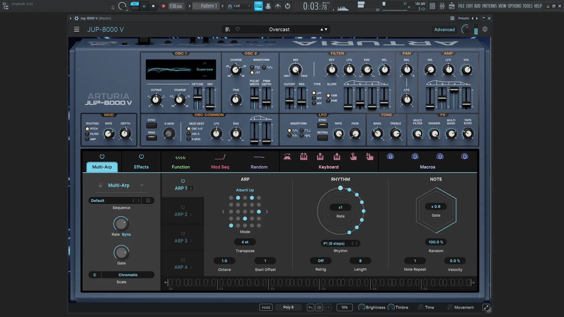 Программный интерфейс Arturia - Jup-8000 V 1.0.0 STANTALONE, VSTi, VSTi 3 (x64) [En]