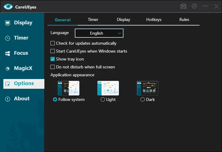 Программный интерфейс CareUEyes 2.4.0.0 Pro Portable by FC Portables [Multi]