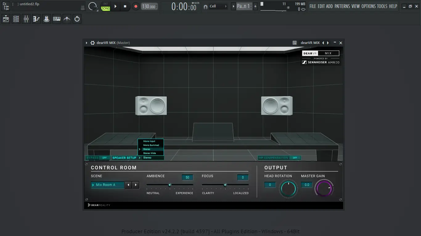 Программный интерфейс Dear Reality - dearVR MIX 1.17.0 VST 3, AAX (x64) [En]