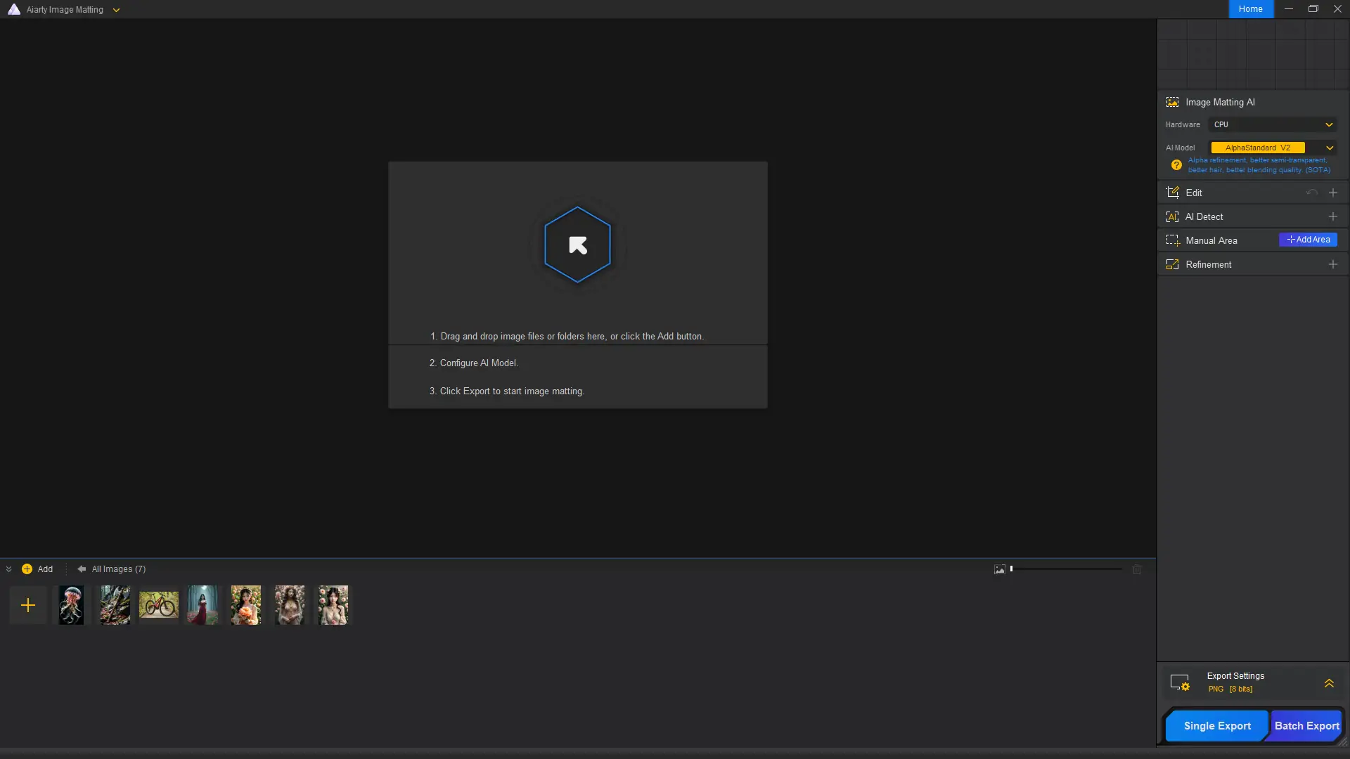 Программный интерфейс Digiarty AIArty Image Matting 2.2 Portable by FC Portables [Multi]