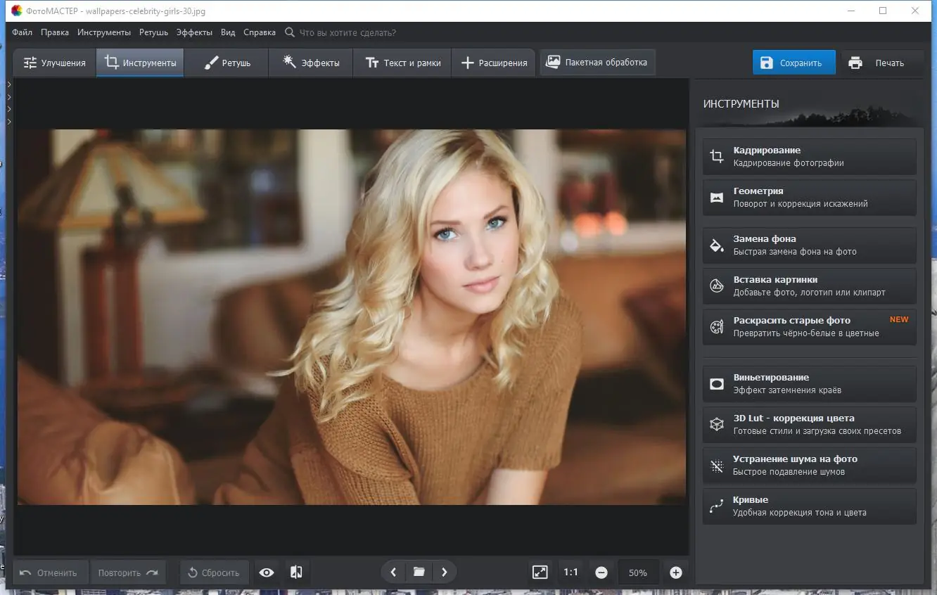 Программный интерфейс ФотоМАСТЕР 12.0 (2021) PC RePack & Portable by elchupacabra