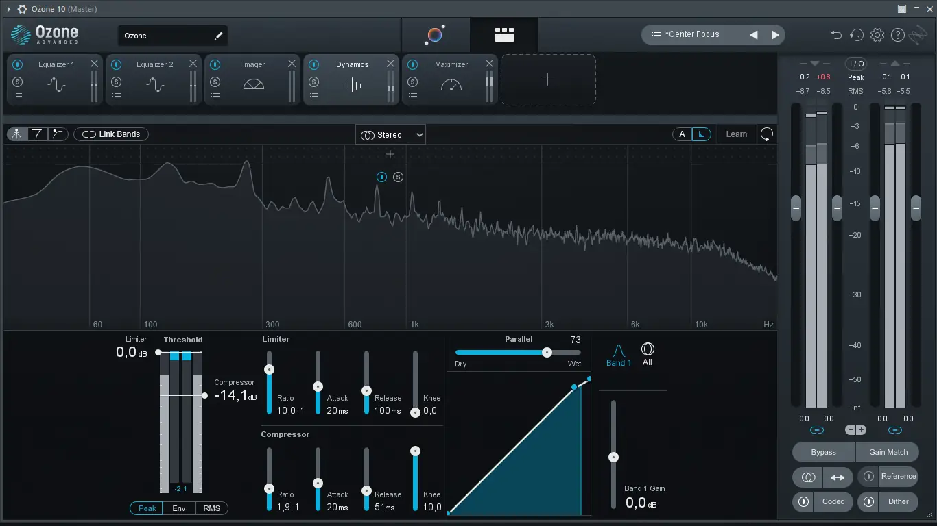 Программный интерфейс iZotope - Ozone 10 Advanced 10.0.0 VST3, AAX (x64) RePack by R2R [En]
