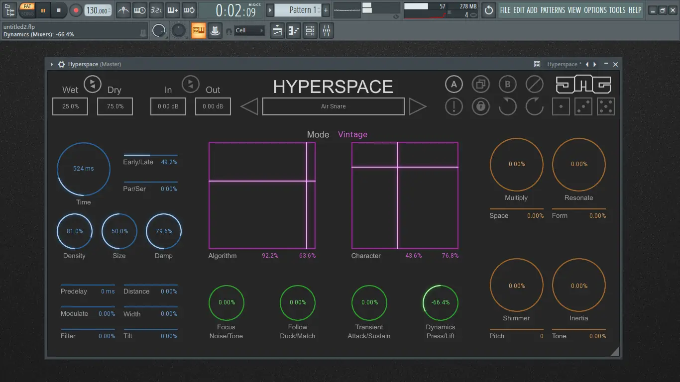 Программный интерфейс JMG Sound - Hyperspace 2.6 VST, VST 3, AAX (x86 x64) RePack by TCD [En]