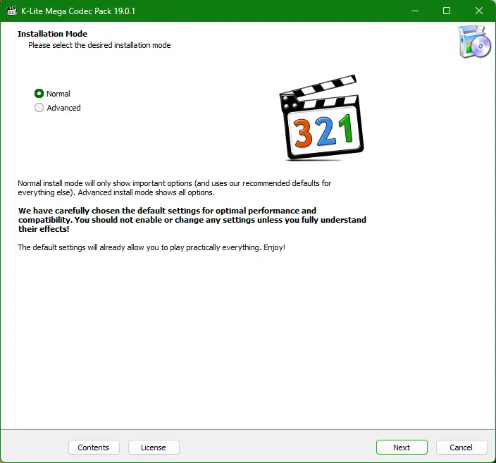 Программный интерфейс K-Lite Codec Pack 19.0.1 Mega Full Standard Basic [En]
