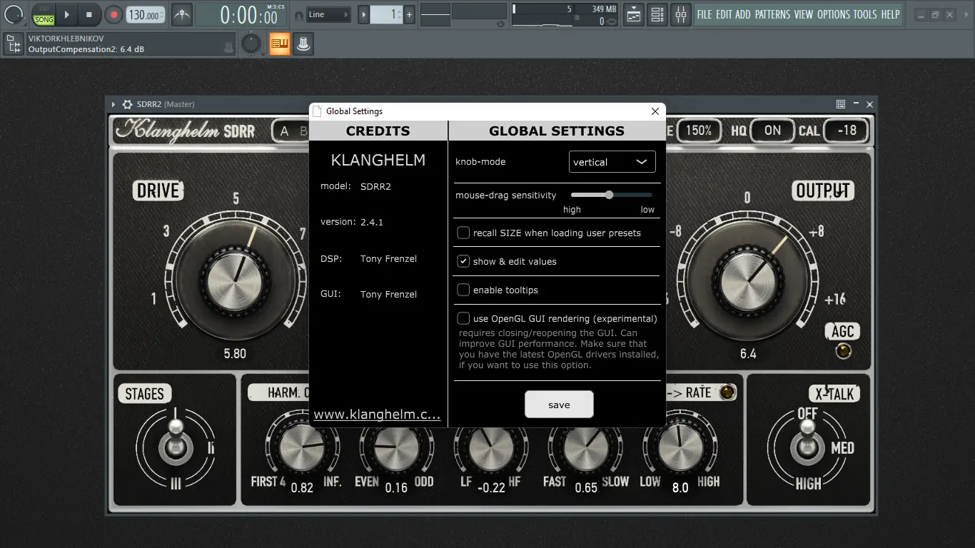 Программный интерфейс Klanghelm - SDRR 2 2.4.1 VST, VST 3, AAX (x64) Retail [En]