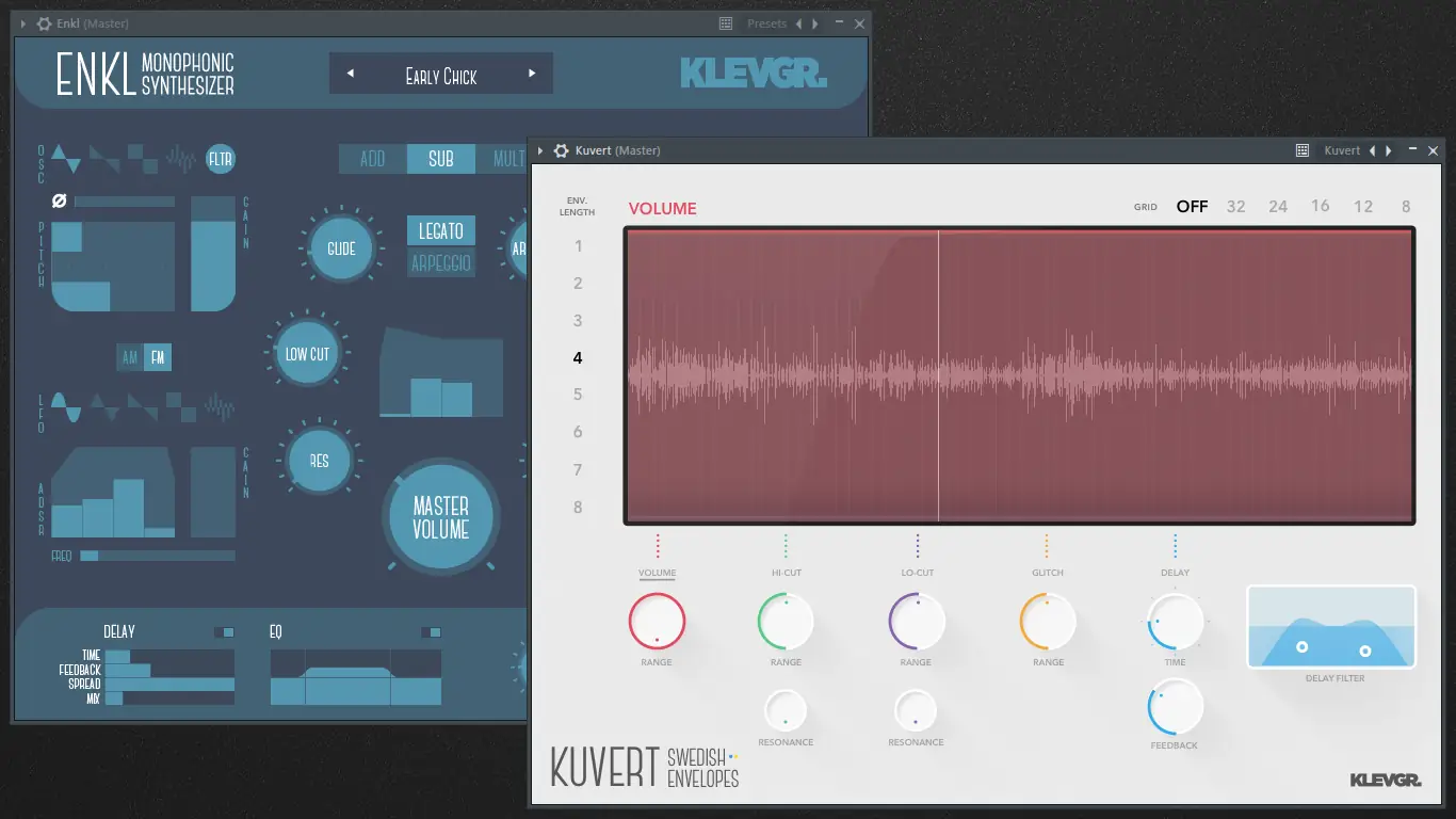Программный интерфейс Klevgrand Plug-ins 02.2023 VST VSTi, VST 3 VSTi 3, AAX (x64) [En]