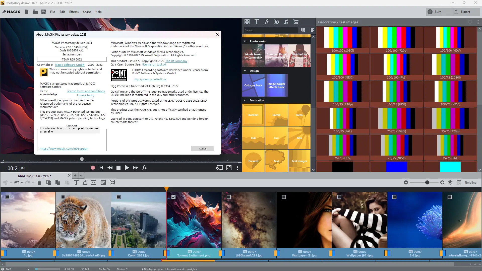 Программный интерфейс MAGIX Photostory Deluxe 2023 22.0.3.149 (x64) Portable by 7997 [Multi]