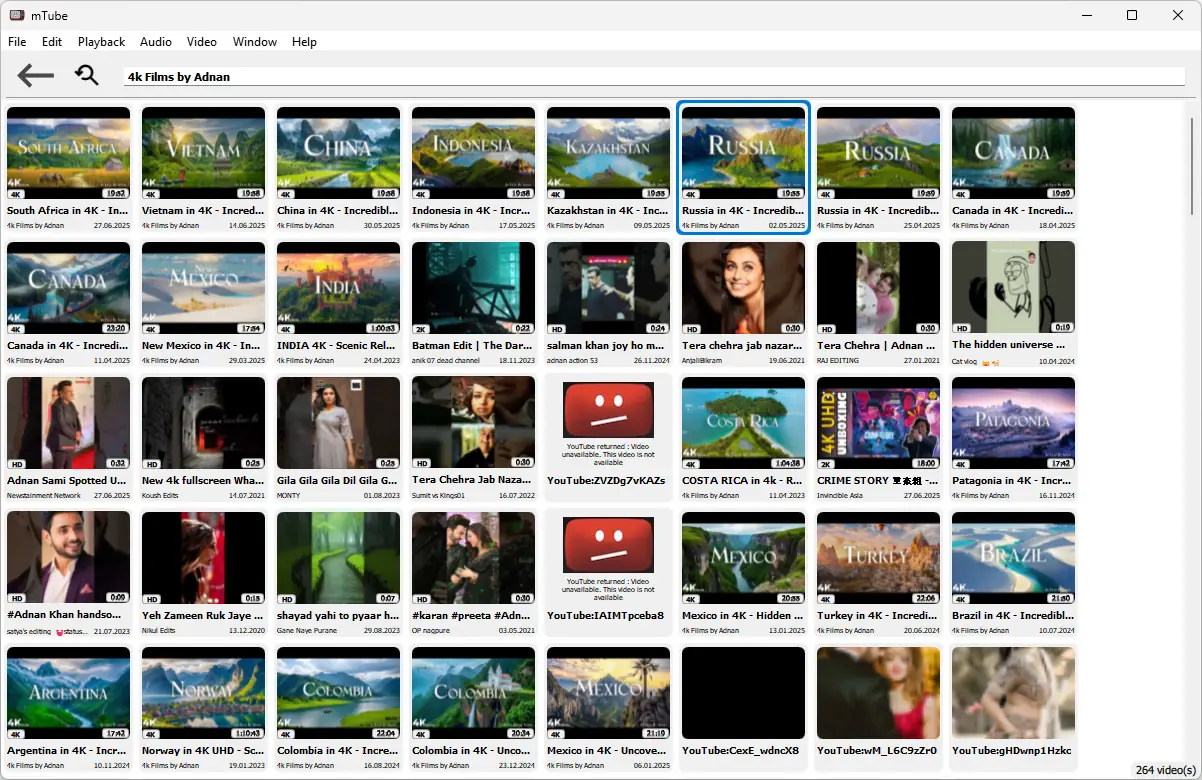 Программный интерфейс MediaHuman mTube 2.9.9.14 (0615) RePack (& Portable) by elchupacabra [En]