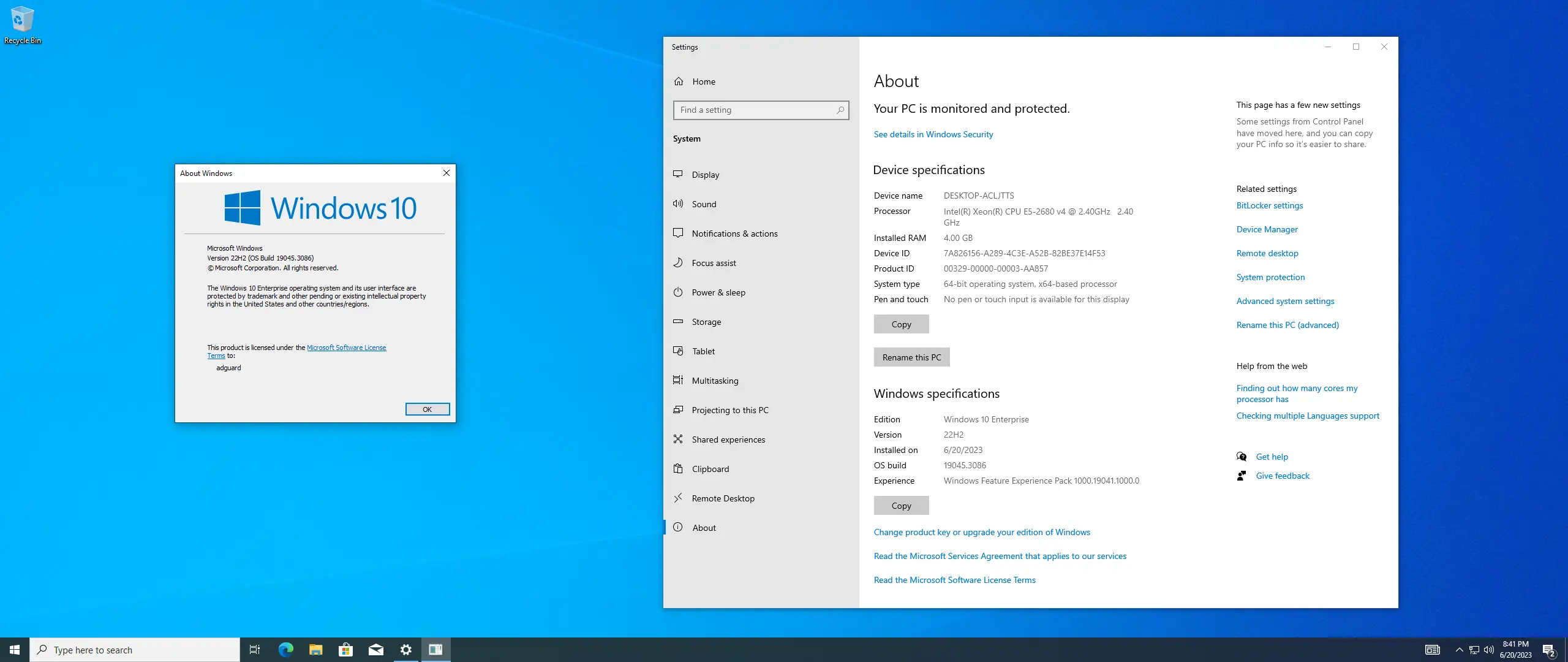 Программный интерфейс Microsoft Windows 10.0.19045.3086, Version 22H2 (Updated June 2023) - Оригинальные образы от Microsoft MSDN [En]